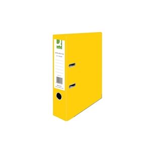 Q-Connect Lever Arch File Paperbacked A4 Yellow Pk 10 - KF01470