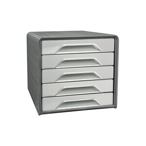 Smoove by CEP Recycled 5 Drawer Desktop Module Grey 1071116361