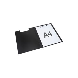 Rapesco Germ-Savvy™ Antibacterial A4 Foldover Clipboard - Black PK4