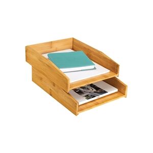 CEP Set of 2 Bamboo letter Trays