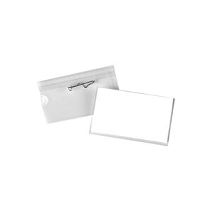 Announce Pin Name Badge 40x75mm (100 Pack)