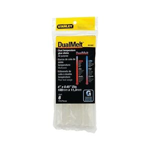 Stanley 4 Inch Dual Melt Glue Stick (24 Pack) 0-GS20DT