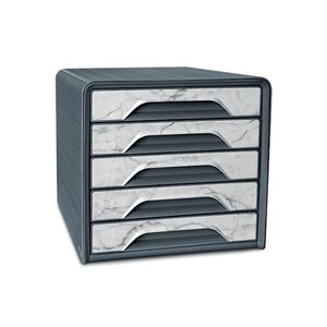 CEP Mineral Marble Smooth 5 Drawer Module Grey 1071111611