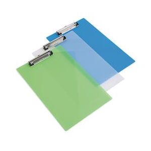 Rapesco Clipboard Frosted Transparent Assorted (10 Pack) SHP PCBAS