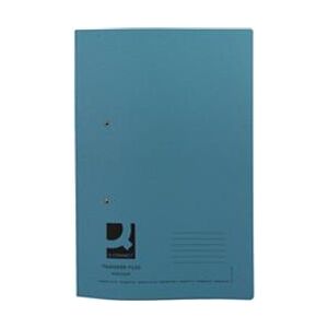 Q-Connect Transfer File 35mm Capacity Foolscap Blue Pk 25 - KF26061