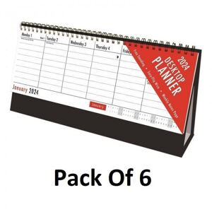 Tallon 2024 Square Desktop Calendar (Pack of 6)