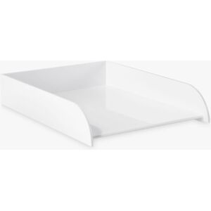 Osco A4 Document Tray, White - White - Unisex