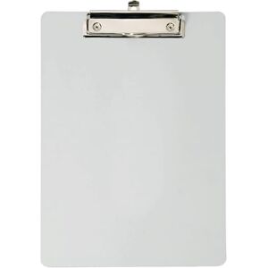 MAUL Maul Outdoor Clipboard A4 Writing Board Made of Special Plastic in A4 Format Flexible and Cut-Resistant Clipboard Modern Clip for Paper for Office, Kitchen and Workshop Grey