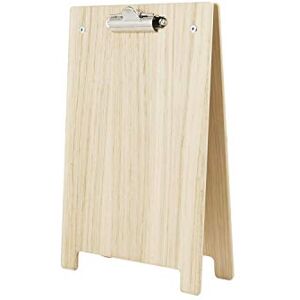 Chalkboards UK WC925 A-Frame Clipboard, Wood, Natural, A5 (25.8 x 16.8 x 6cm)