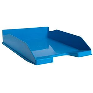 Exacompta - Ref. 113283D - Set of 6 COMBO MIDI Bee Blue letter trays - for A4+ format documents - dimensions 34.6 x 25.5 x 6.5 cm - turquoise color