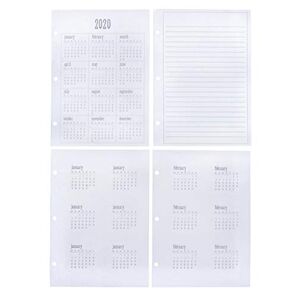 Rayher 50103000 Annual Overview 2020, A5, FSC Mix Credit, Assorted, Month.Stick.+memos, tab-Bag 15sheets