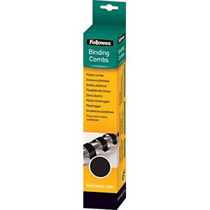 Fellowes Plastic Comb Binding Spines, 1/4 Inch Diameter, Navy, 20 Sheets, 100 Pack (52502)