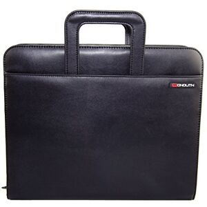 Office Depot Monolith Drop Handle Executive Leather Look Case Koskin 2791 - Black, Pack of 1