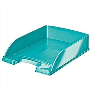 Leitz WOW Series 52263051 Letter Tray, A4, Pack of 5, Ice Blue