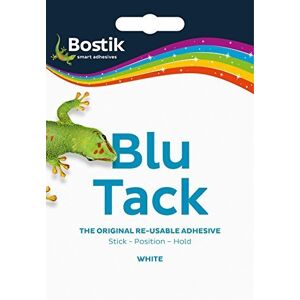 2 x Bostik Blu-tack Mastic Putty Adhesive Non-toxic White 60g Ref 801127 by Bostik