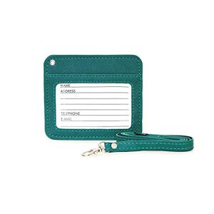 Legami Unisex_Adult Porta Badge Travel Accessory-Envelope Card Holder, Blue Petrol, Medium