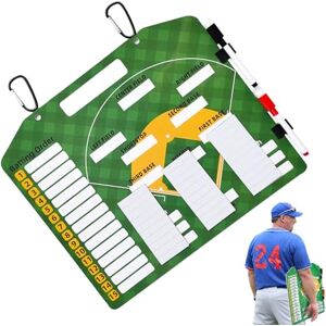 Generic Baseball Trainer Clipboard - Magnetic Baseball Lineup Board - Reusable Baseball Lineup Board - Double Side Magnetic Baseball Clipboard Display Players' Positions Court - Baseball Coaching Accessories