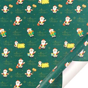 MianYaLi Camping Christmas Wrapping Paper Gift Wrapping Paper Holiday Party Gift Paper Book Cover Paper (E, A)