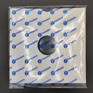 PANMER 12" White Card Record Sleeve Thick Card Covers (50)