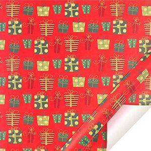 MianYaLi Camping Christmas Wrapping Paper Gift Wrapping Paper Holiday Party Gift Paper Book Cover Paper (D, A)