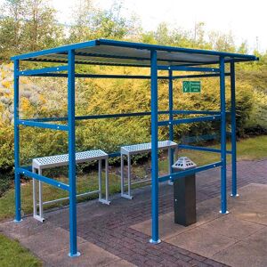 Traditional Smoking Shelter Perspex 3.06m w x 2.5m d