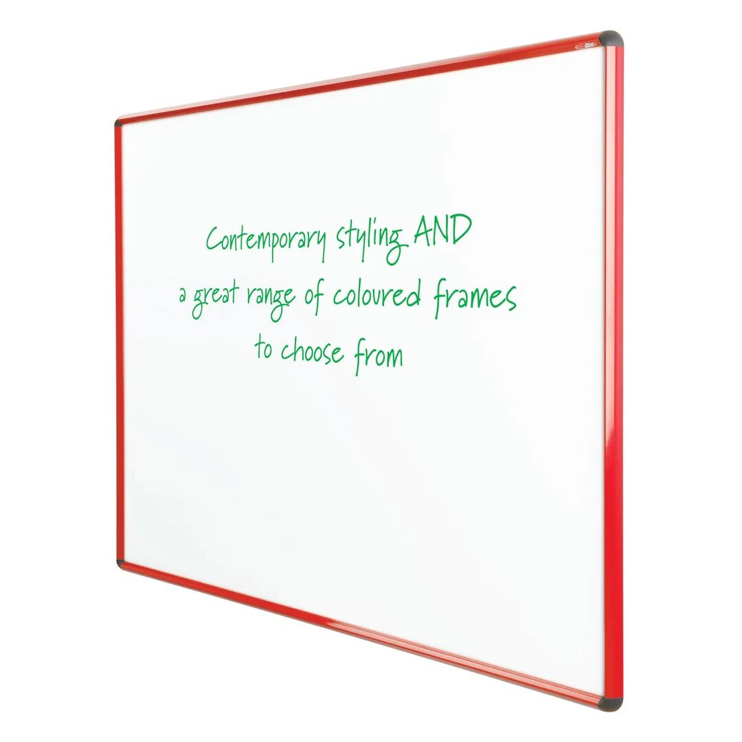 Symple Stuff Magnetic Whiteboard red 120.0 H x 180.0 W cm