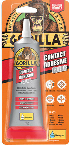 Gorilla Glue 2144000 Gorilla Contact Adhesive Clear 75g