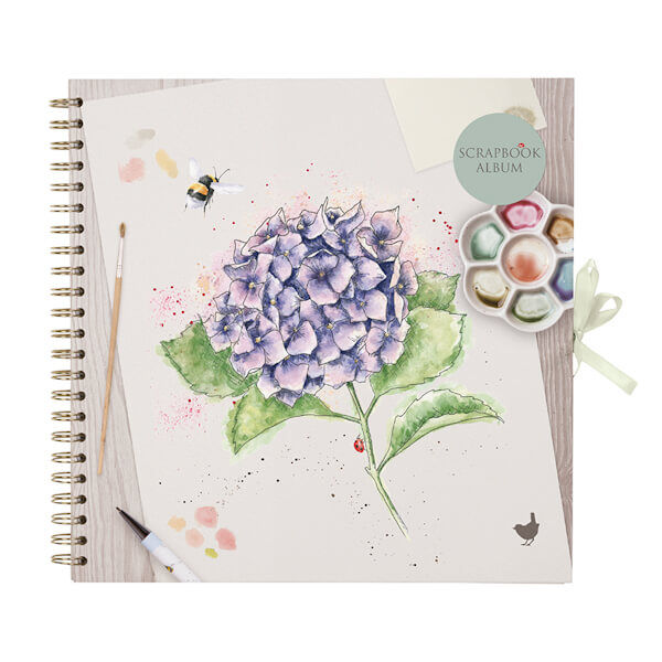 Wrendale Designs Bee & the Hydrangea Scrapbook Album