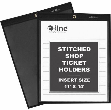 C-Line Products Wholesale Ticket Holders: Discounts on C-Line Shop Ticket Holders, Stitched, One Side Clear, 11 x 14, 25/BX, 45114 CLI45114