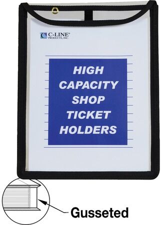 C-Line Products Wholesale Ticket Holders: Discounts on C-line High Capacity Stitched Shop Ticket Holder CLI39912