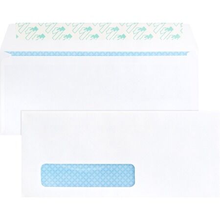 Wholesale Business Envelopes - Window: Discounts on Business Source Security Tint Window Envelopes BSN16473