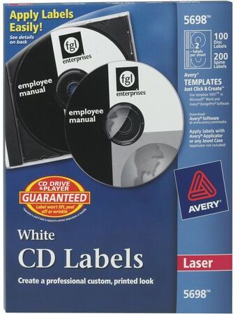 Avery Optical Disc Label