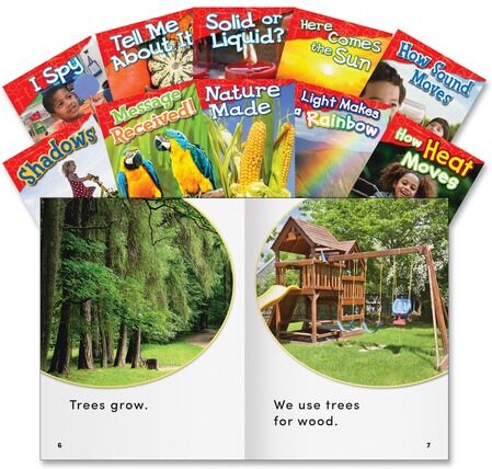 Shell Education Gr K-1 Physical Science Book Set Printed Book