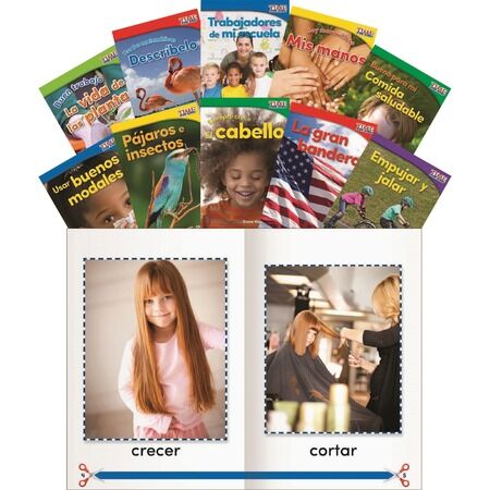 Shell Education TIME For Kids Informational Text Grade K Readers Set 1 10-Book Spanish Set Printed Book