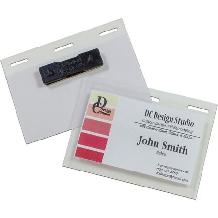 C-Line Self-Laminating Magnetic Style Name Badge Holder Kit