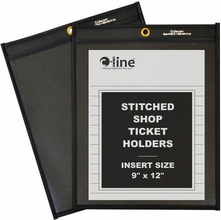 C-Line Shop Ticket Holders, Stitched