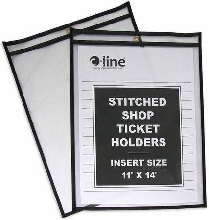 C-Line Shop Ticket Holders, Stitched