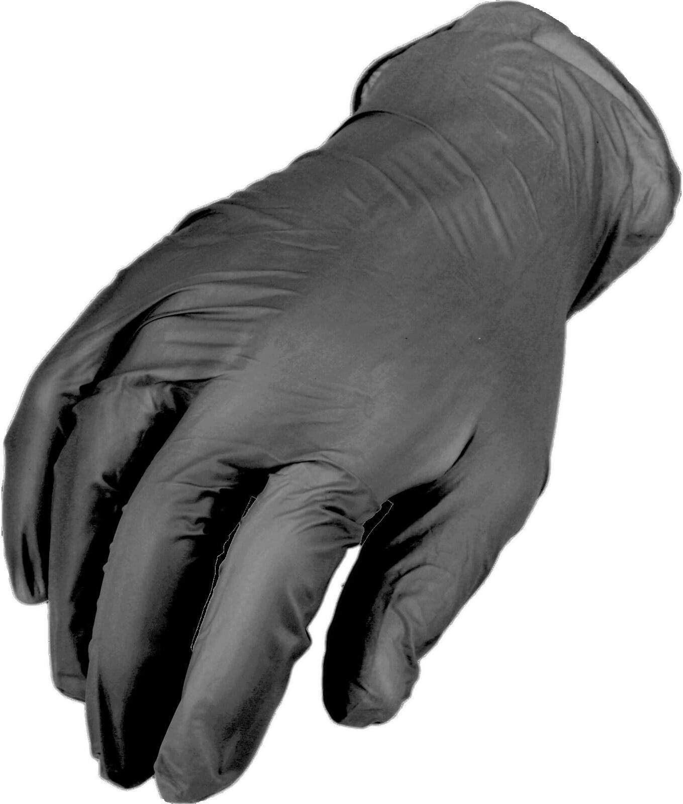 5 Mil Black Synthetic Vinyl Exam Gloves - Medium - 96000 Gloves/Full Pallet