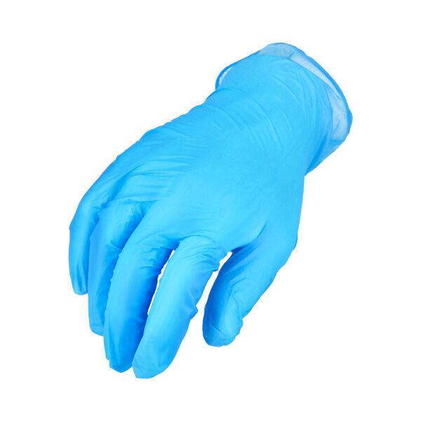 5 Mil Blue Synthetic Vinyl Exam Gloves - Medium - 48000 Gloves/Half Pallet