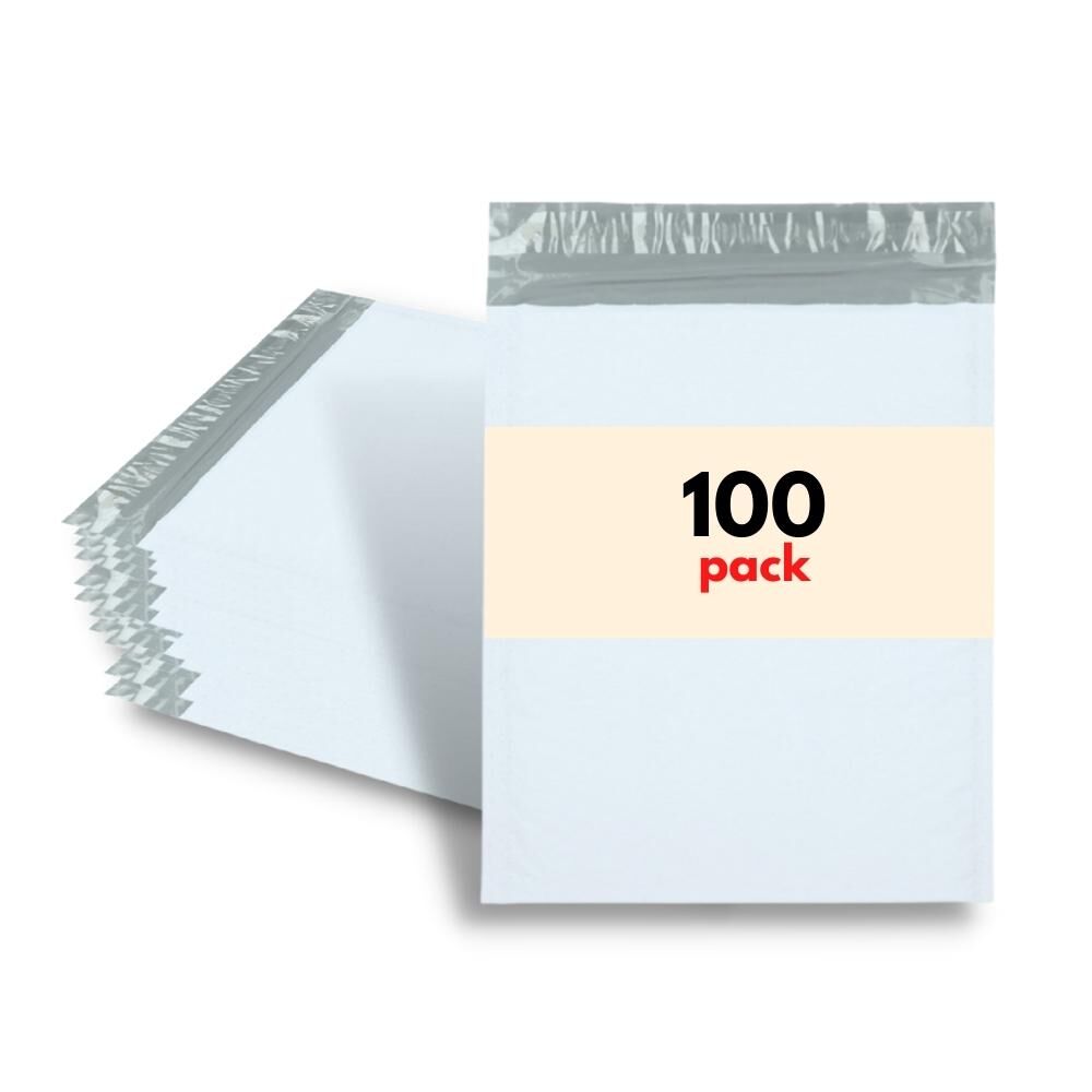 7.25" x 9.75" Poly Bubble Mailers - #DVD - 100 Mailers/Case