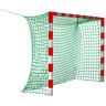 Sport-Thieme Handballtor ohne Netzbügel, 3x2 m, Rot-Silber