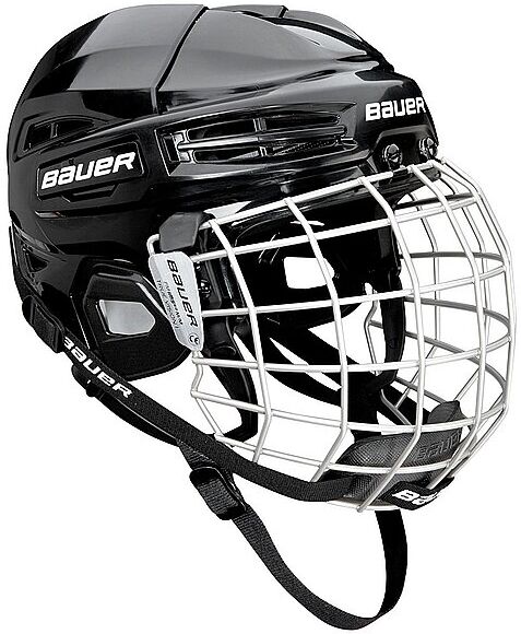 BAUER Herren Hockeyhelm IMS 5.0 Combo schwarz Unisex S