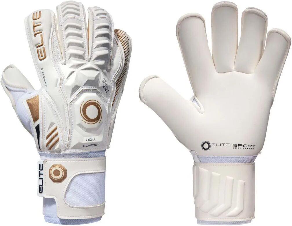 Elite Sport Gants de gardien de but de football Real Taille 9 Blanc