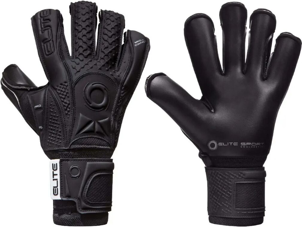 Elite Sport Gants de gardien de but Black Solo Taille 8 Noir