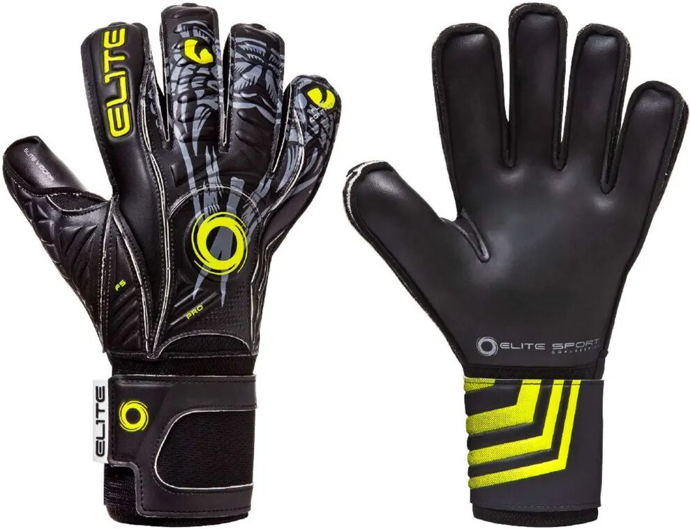 Elite Sport Gants de gardien de but de football Vibora Taille 5 Noir