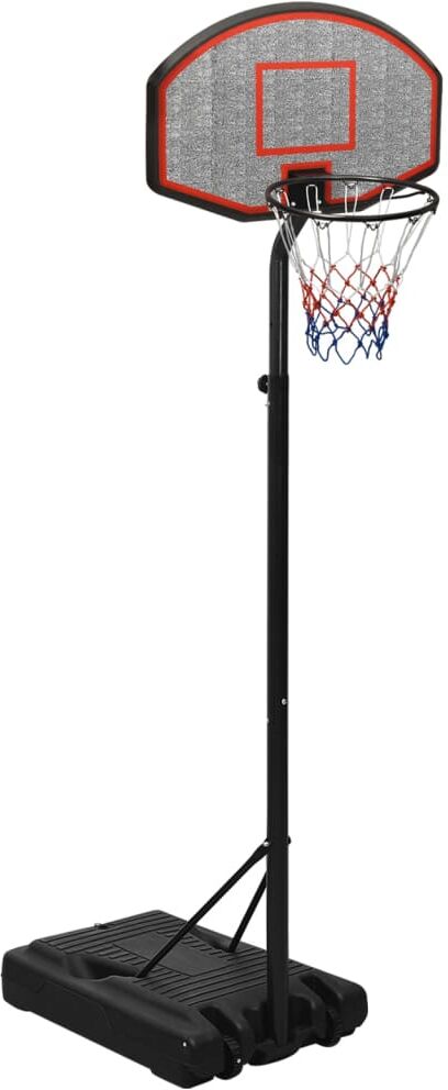 vidaXL Support de basket-ball Noir 237-307 cm Polyéthylène