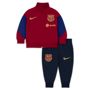 FC Barcelona Strike Nike Fußball-Trainingsanzug für Kleinkinder - Rot - 18-24M