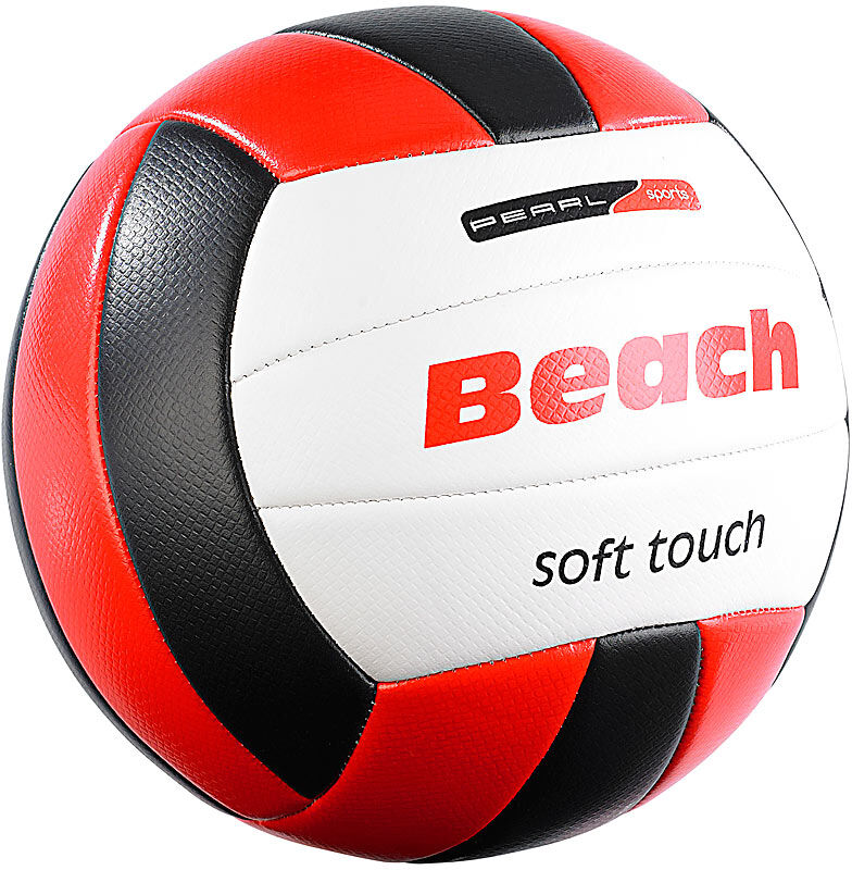 Speeron Beachvolleyball, griffige Soft-Touch-Oberfläche, Kunstleder, 20,5 cm Ø