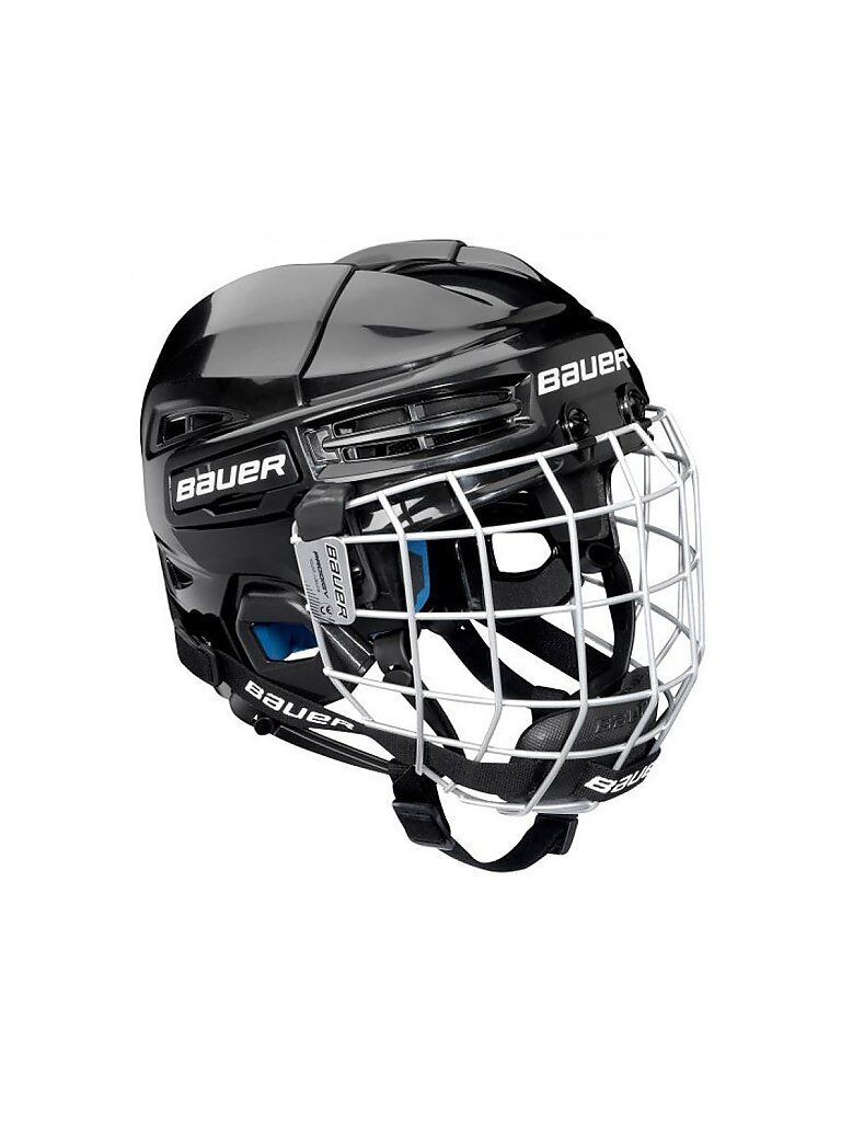 BAUER Kinder Hockeyhelm Prodigy Combo schwarz   1005932 Auf Lager Unisex EG