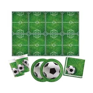 Fußball Partyset zum Kindergeburtstag 53 tlg.